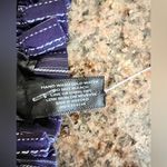 AQUA  Womens ruched smocked body peplum top size XL NWT Pullover Purple color Photo 6