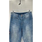 Seven7 Seven light wash high waisted wide leg cropped jeans casual versatile sz 14 Photo 4