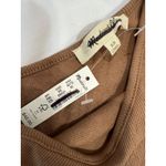 Madewell  Brightside Ribbed One Shoulder Stretch Tank Brown NWT XS Photo 2