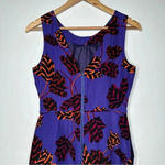 Marc by Marc Jacobs  Purple Persian 100% Silk Mini Dress Size 0 Photo 11