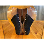 Splendid  Womens Suede Mule Black Platform Studded Clog Size 7.5 Photo 4
