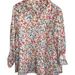 John Mark Hummingbird Print Button Up Art to Wear Shirt Large Photo 0