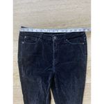 Soft Surroundings New  Stretch Velvet Leggings Blue Pants‎ 8 Photo 2