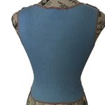 Brand New Baby Blue Peekaboo Top Size L Photo 4