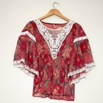 Free People  Daydreamer Batwing Blouse Photo 0