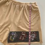 Via Penny Lane Reworked Apparel | The Rolling Stones Graphic Shorts XL Tan Photo 2