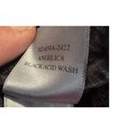 Rails Angelica Button-Up Shirt Black Acid Wash Size Large Photo 6