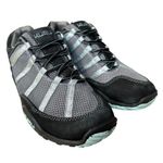 Kuru Chicane Hiking Shoes Leather Kurusole Moisture Wicking Mesh Black Gray 12 Photo 1
