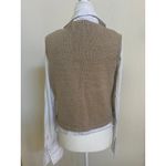 Petite Sophisticate Vintage Knit Vest Embroidered Hand Beaded Grandmacore Cottagecore Style Sz P Photo 8