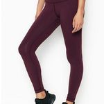 Victoria's Secret NWT Victoria’s Secret Maroon High Rise Studio Leggings 4 Photo 0