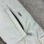 Vintage Nils Skiwear Womens Size 12 Cream‎ Puffer Jacket Down Filled Winter Coat Black Photo 9