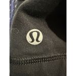 Lululemon  Black Athletic Racerback Tank Top Built In Bra Dress Style Photo 3