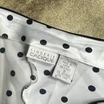 American Vintage Vintage White And Black Polka Dot Romper Body Suit Photo 4