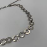 Unbranded Silver Metal Circle Belt Y2k Style Chain Size XS Photo 2