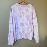 Awake “Good vibes only” tie dye boho crewneck sweatshirt Photo 3