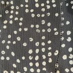 Jones New York  100% Silk Swing Skirt & Blouse Outfit Brown/Gray Dots Size 1X Photo 2