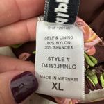 Dippin' Daisy's  Brown Pink Rose Floral Bikini Swimsuit Set Size XL Photo 4