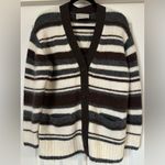 Everlane THE SUPERFUZZ ALPACA striped CARDIGAN size xxs Photo 1