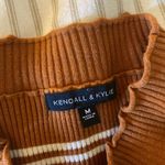 Kendall + Kylie  Striped Long Sleeve Shirt Photo 1