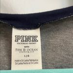 PINK - Victoria's Secret  Gray and Navy Auburn tiger T-shirt L Photo 2