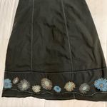 Johnny Was  Deep Olive Skirt with Floral Embroidery Photo 4