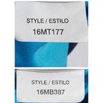 Anne cole Desert Diamonds Banded Bikini Top Foldover Waist Swim Bottom Set Large Photo 11