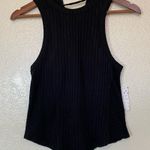 Free People Check It Out Tank Top in Black Size XS NWT Photo 3