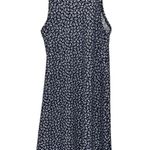 Wall Flower Navy Blue Dress Women’s Size Medium Design Floral Details Lightweight Photo 3