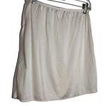 Vintage Gilligan & O'Malley Nylon Mini‎ Slip White Size M Photo 1
