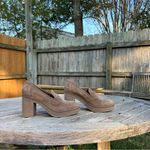 Aquatalia NWOT Caprie Suede Heeled‎ Penny Loafers by  size 8.5 Photo 5