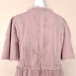 Ivy City Co  Blush Pink Polkadot Ruffled Layered Tulle Dress Photo 5