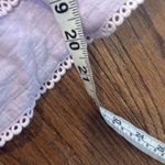 Lost + Wander NWOt Sivan peplum purple tie shoulder tank size L Photo 4