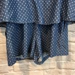 Club Monaco  Sz 4  Leele Tiered Indigo Denim Romper Photo 3