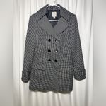 Halogen  Blazer style white and black trench jacket | S Photo 6