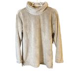 Rafaella Wheat Heather Teddy Pullover Womens S Cozy Winter Lounge Chic Photo 6