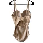 Maidenform NEW Built in Bra Body Shaper Size 38B Beige Adjustable Straps Photo 3