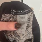 Peruvian Connection  Skirt Gray and Black soft cotton elastic waist midi size xs Photo 3