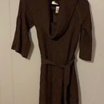 Laundry by Design  Chocolate Sweater Dress Size Medium Photo 0