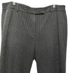 Talbots Women High Waist Slim Pants 12 Micro Check Office Minimalist Tailored Photo 2