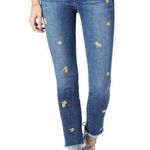 joe's jeans  The Icon Skinny Crop Brooklynn Daisy High-Rise Floral Distressed 24 Photo 0