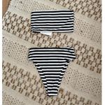 Reverse NWT Peppermayo  Stripe Strapless Swimsuit Photo 2