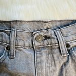 Levi's Levi’s 511 Slim Fit Distressed Gray Denim Cut Offs Photo 2
