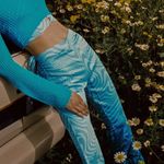 ZARA High Waisted Satin Effect Boho Flare Pants Photo 4