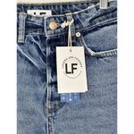 Lovers + Friends Ryan High Rise Straight Jean Distressed Denim size 23 NWT Photo 1