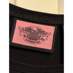 Harley Davidson Womens Long Sleeve Shirt Pink Sequin Logo Rhinestone Casual M Black Size M Photo 7