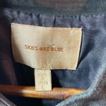 Skies Are Blue  gray zip up vest size large Photo 1