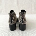Blondo ELIZA Black White Snake Cut Out Ankle Waterproof Boots B6790-236 Size 6 Photo 86