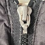 Jennifer Lopez JLO by Cropped Hooded Puffer Jacket Black Size Medium Photo 2