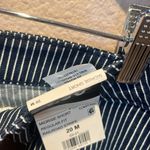 Lee New Jeans Women’s Railroad Stripe Denim Mid Rise Regular Fit Shorts 20 NWT Photo 4