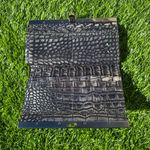 Patricia Nash  Cauchy Metallic Silver Croc Embossed Wallet RFID Photo 2